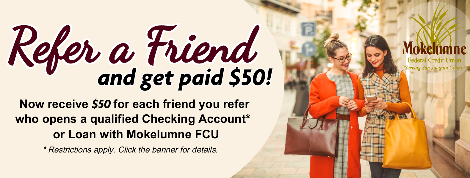 Refer A Friend $50